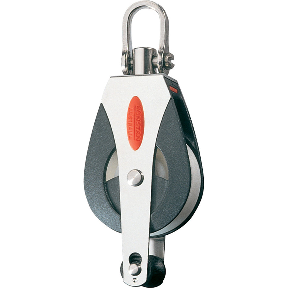 Ronstan Series 40 All Purpose Block - Single - Becket - Universal Head RF41110 — Quality Boat Parts