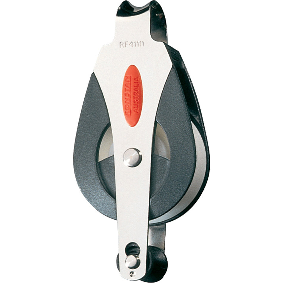 Ronstan Series 40 All Purpose Block - Single - Becket - Loop Top RF41111 — Quality Boat Parts