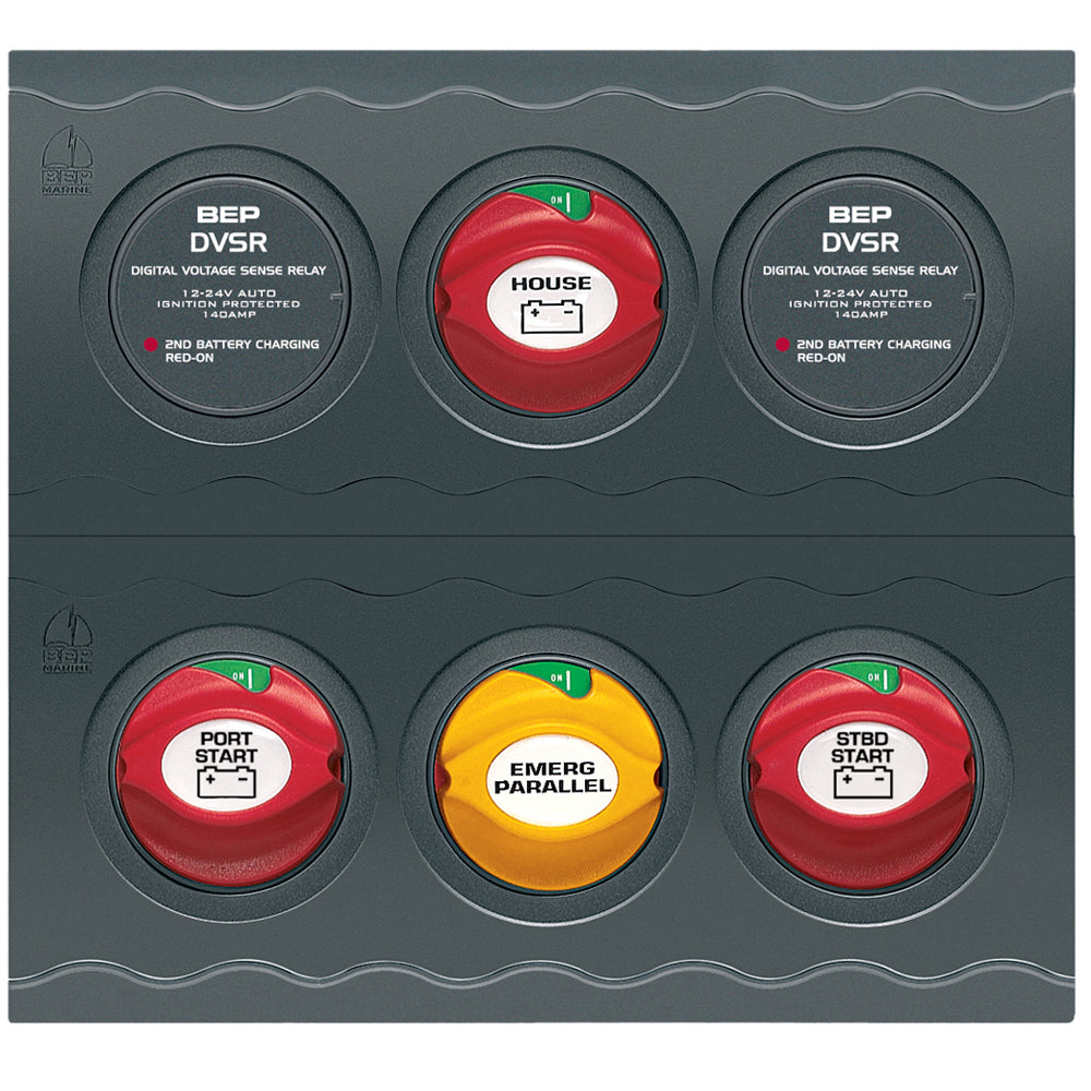 BEP Battery Management Contour Connect Panel f/Twin Engines w/VSR's CC-803N — Quality Boat Parts