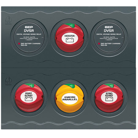 BEP Battery Management Contour Connect Panel f/Twin Engines w/VSR's CC-803N — Quality Boat Parts