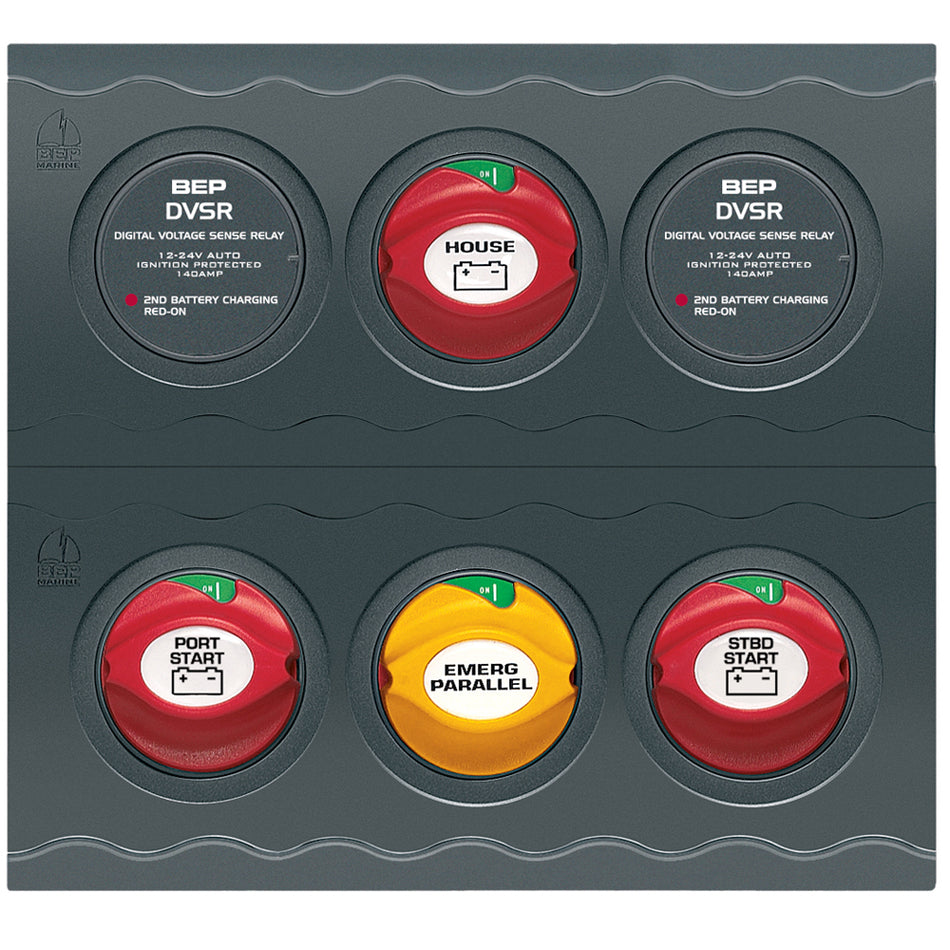 BEP Battery Management Contour Connect Panel f/Twin Engines w/VSR's CC-803N — Quality Boat Parts