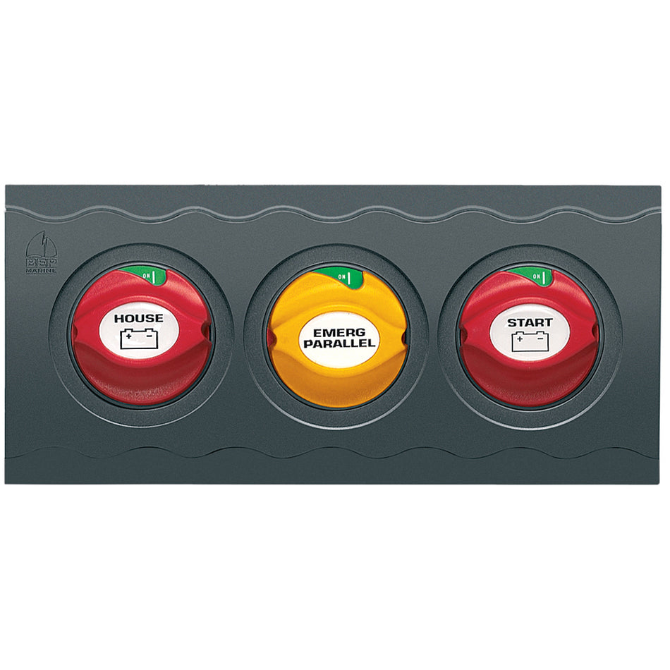 BEP Contour Connect 3 Battery Switch Panel w/3 Disconnects CC-810 — Quality Boat Parts