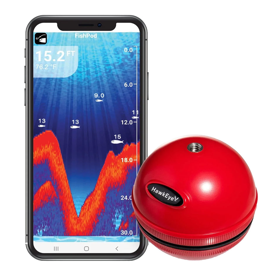 HawkEye FishPod® 5X Bluetooth Fishfinder FP5X — Quality Boat Parts