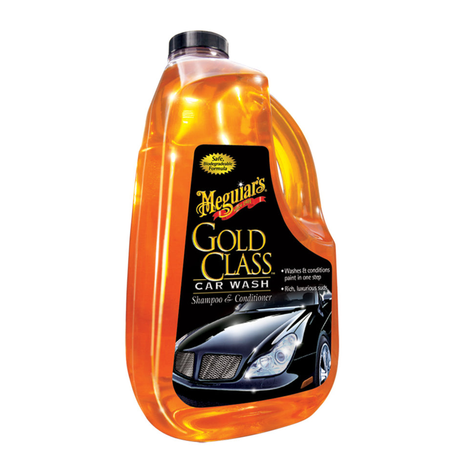 Meguiar's Gold Class™ Car Wash Shampoo & Conditioner - 64 oz. - Liquid G7164 — Quality Boat Parts