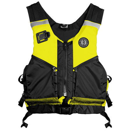Mustang Operations Support Water Rescue Vest - Fluorescent Yellow/Green/Black - Medium/Large MRV050WR-251-M/L-216 — Quality Boat Parts