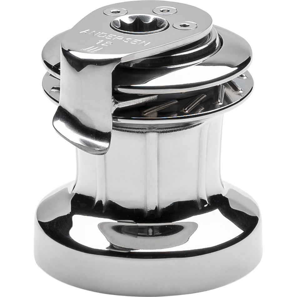 ANDERSEN 12 ST FS Self-Tailing Manual Single Speed Winch - Full Stainless RA2012010000 — Quality Boat Parts