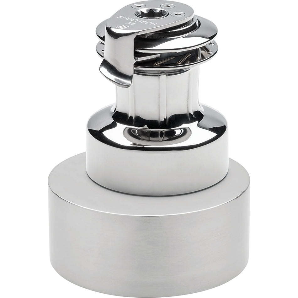 ANDERSEN 34ST Compact Above Deck Electric FS Winch Variable Speed - 24V RA2034015200 — Quality Boat Parts