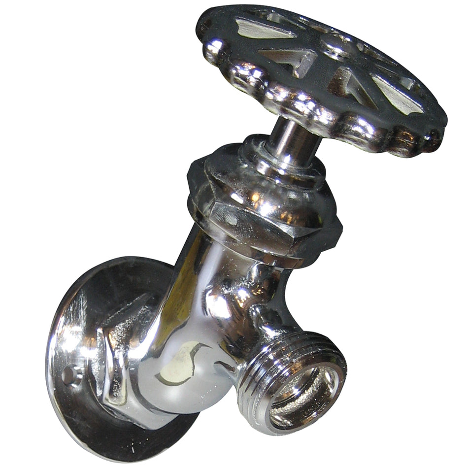 Whitecap CP Brass LG Sillcock 2-3/16" Base 4" Depth P-2453C — Quality Boat Parts