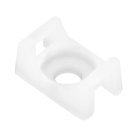 Pacer Screw Down Cable Tie Mount - #8 Screw Mount Method - Natural Color - 100 Pack CTM2S8-100 — Quality Boat Parts