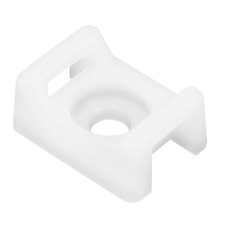 Pacer Screw Down Cable Tie Mount - #10 Screw Mount Method - Natural Color - 100 Pack CTM3S10-100 — Quality Boat Parts