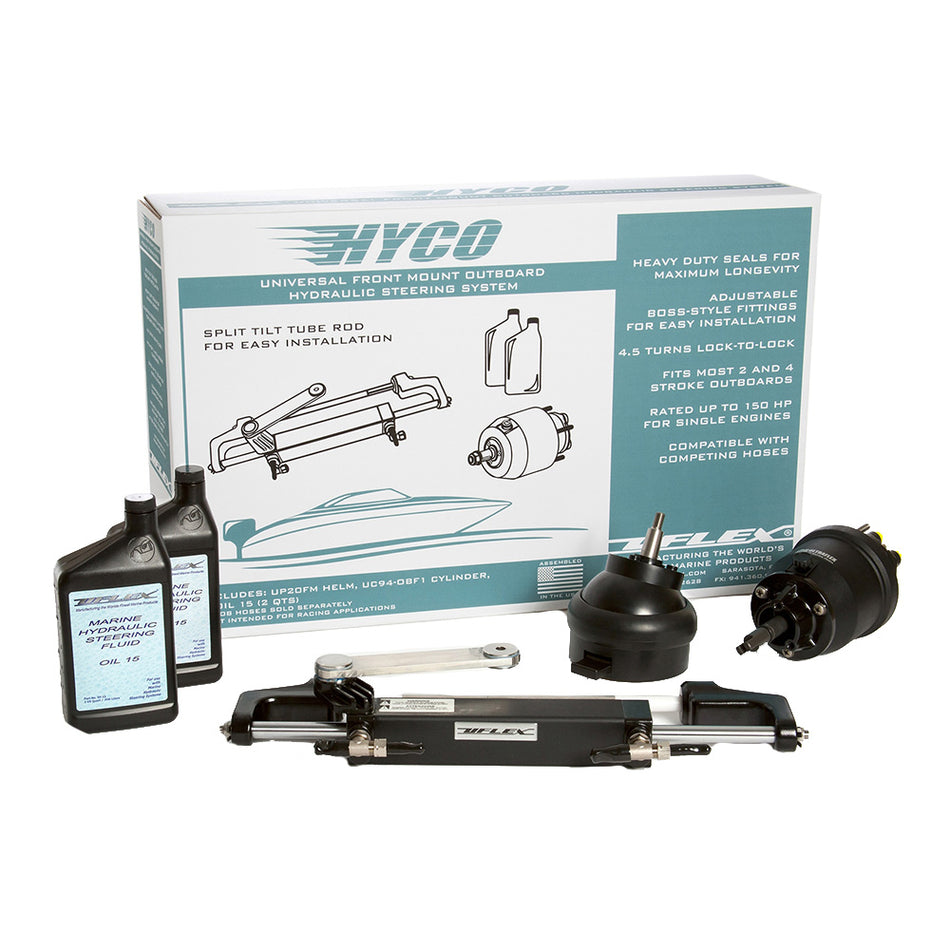 Uflex HYCO 1.1T Front Mount OB Tilt Steering up to 150HP HYCO 1.1T — Quality Boat Parts