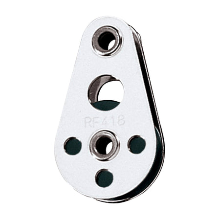 Ronstan Wire Block - Tubular Rivet Head w/Nylatron® Sheave - 25mm (1") Sheave Diameter RF418 — Quality Boat Parts