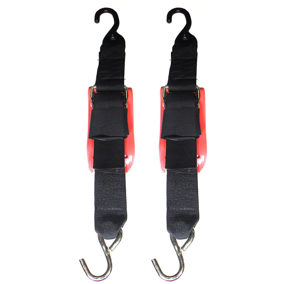Rod Saver Quick Release Trailer Tie-Down w/Vinyl Pad - 2" x 6' - Pair QRTD6VP — Quality Boat Parts