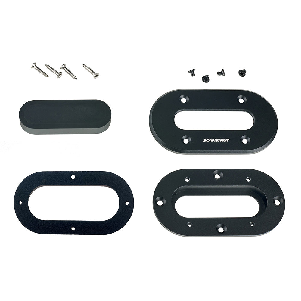 Scanstrut Black Anodized Aluminum Low-Profile Multi Cable Seal f/Cables Up to 15mm DS-LP-MULTI-BLK — Quality Boat Parts