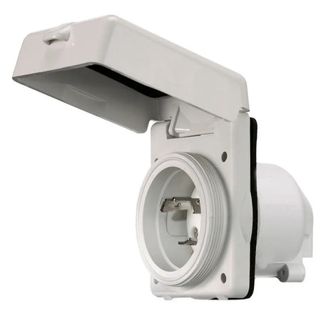Hubbell HBL303NMBL 30A Inlet Boatside Polycarb HBL303NMBL — Quality Boat Parts