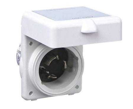 Hubbell HBL503NM 50A 125V Shore Power Inlet HBL503NM — Quality Boat Parts