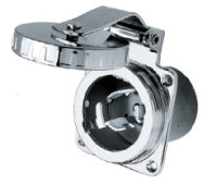 Hubbell HBL504SS SS Inlet 50A 125/250V HBL504SS — Quality Boat Parts