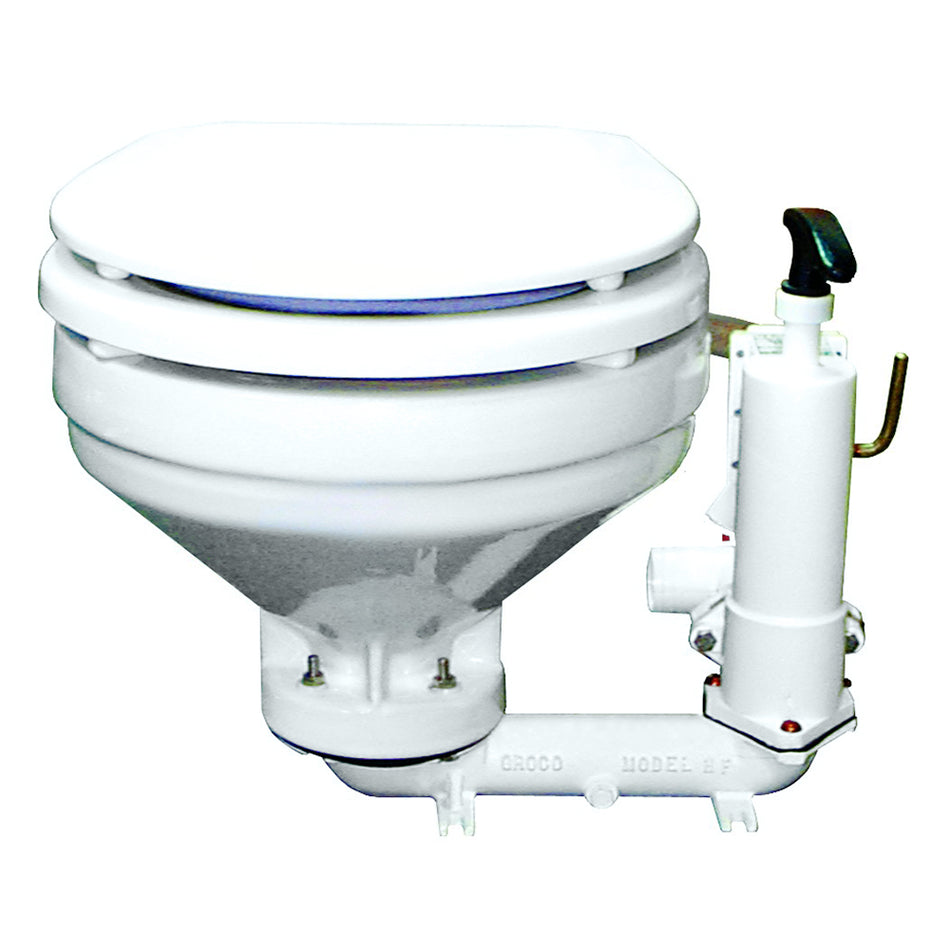 GROCO HF Series Hand Operated Marine Toilet HF-B — Quality Boat Parts