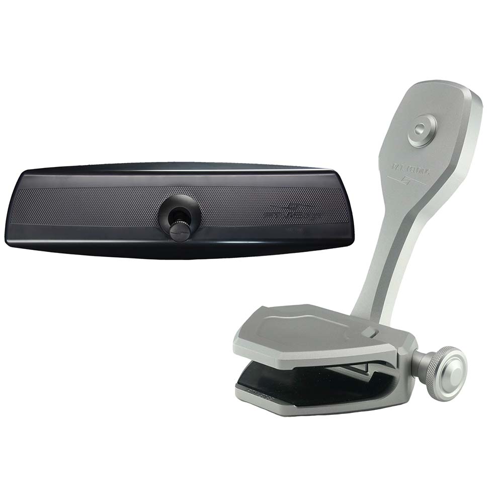 PTM Edge Mirror/Bracket Kit w/VR-140 PRO Mirror & ZXR-300 (Silver) P12848-2300TEBCL — Quality Boat Parts