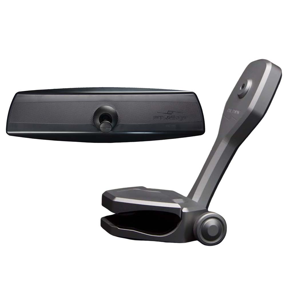 PTM Edge Mirror/Bracket Kit w/VR-140 PRO Mirror & ZXR-320 (Titanium Grey) P12848-2320TEBGR — Quality Boat Parts