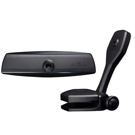 PTM Edge Mirror/Bracket Kit w/VR-140 PRO Mirror & ZXR-360 (Black) P12848-2360TEBBK — Quality Boat Parts