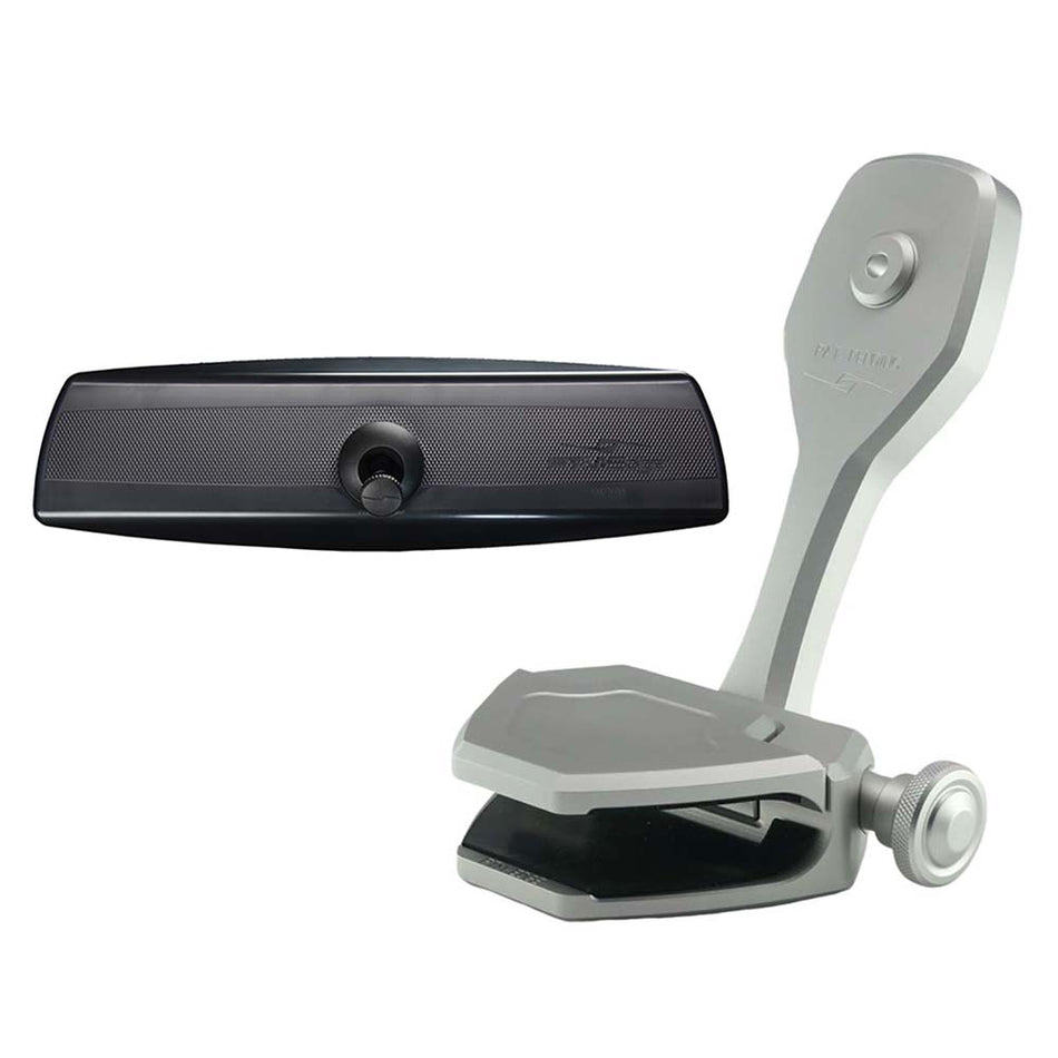PTM Edge Mirror/Bracket Kit w/VR-140 PRO Mirror & ZXR-360 (Silver) P12848-2360TEBCL — Quality Boat Parts