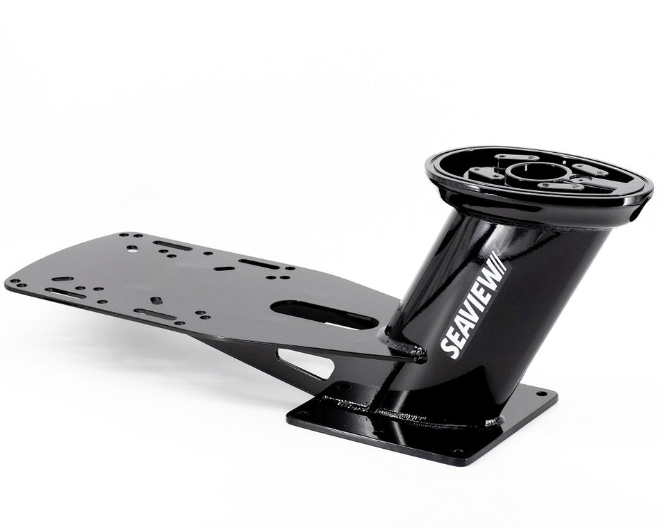 Seaview PMADM1M2BLK Dual Mount Aft Rake Requires Plate Black PMADM1M2BLK — Quality Boat Parts