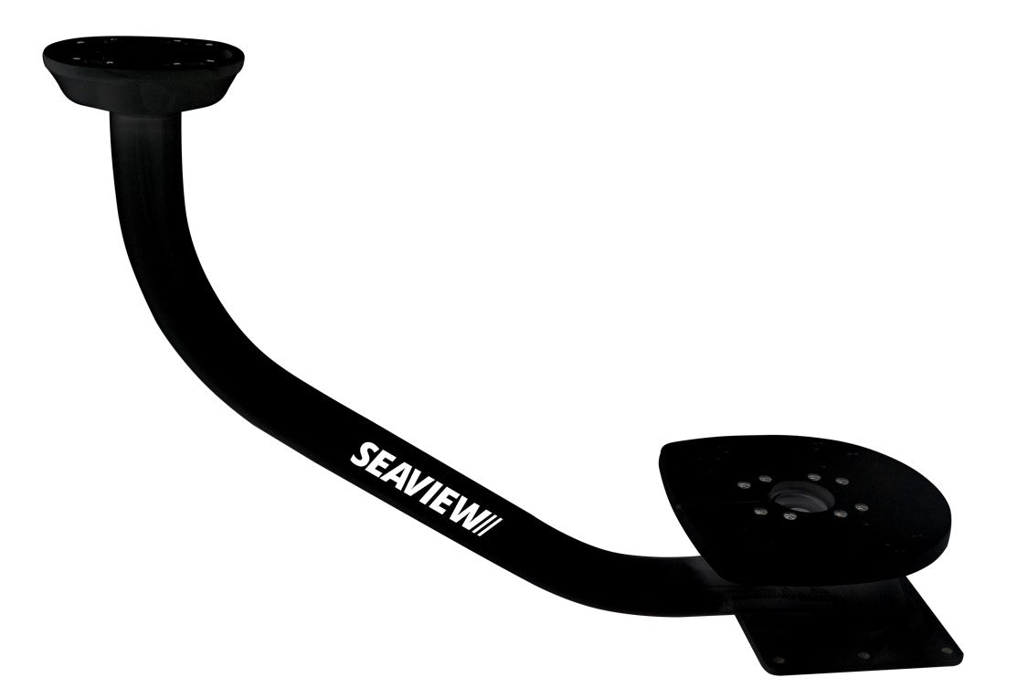 Seaview PMADM3M1BLK Dual Mount Aft Rake Requires Plate Black Finish PMADM3M1BLK — Quality Boat Parts