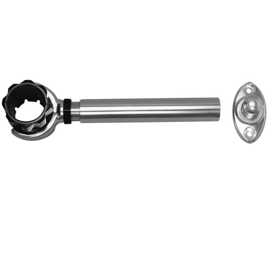 Rupp Threaded Antenna Support w/6" Flat Mount & 1.5" Collar PAK-0004 — Quality Boat Parts