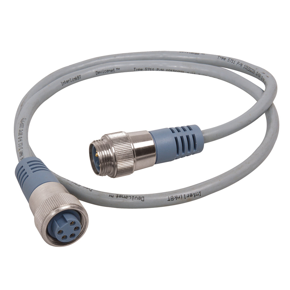 Maretron Mini Double Ended Cordset - Male to Female - 5M - Grey NM-NG1-NF-05.0 — Quality Boat Parts