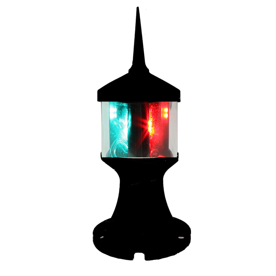 Lunasea Tri-Color/Anchor Zero Emission Light Fixture - 12V - Black LLB-73BK-01-BB — Quality Boat Parts