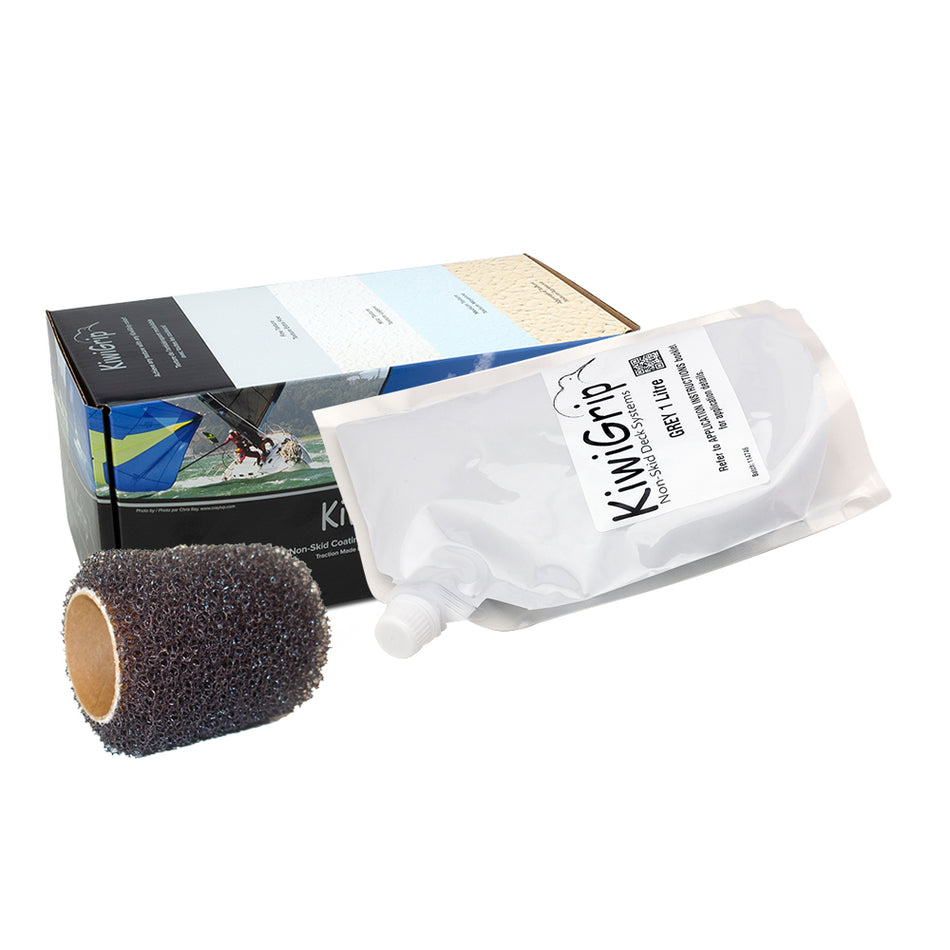 KiwiGrip 1 Liter Pouch - Grey w/4" Roller KG-1GP-R — Quality Boat Parts