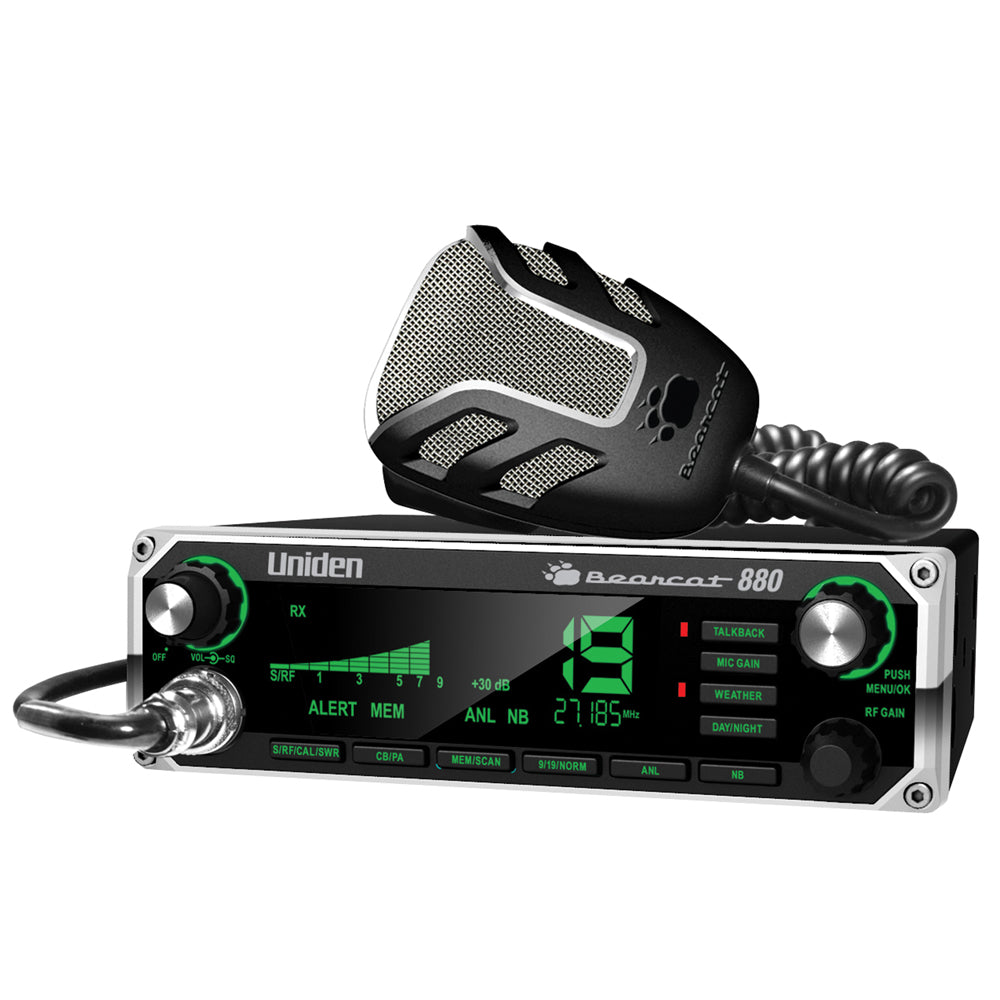 Uniden Bearcat 880 CB Radio w/7 Color Display Backlighting BEARCAT 880 — Quality Boat Parts