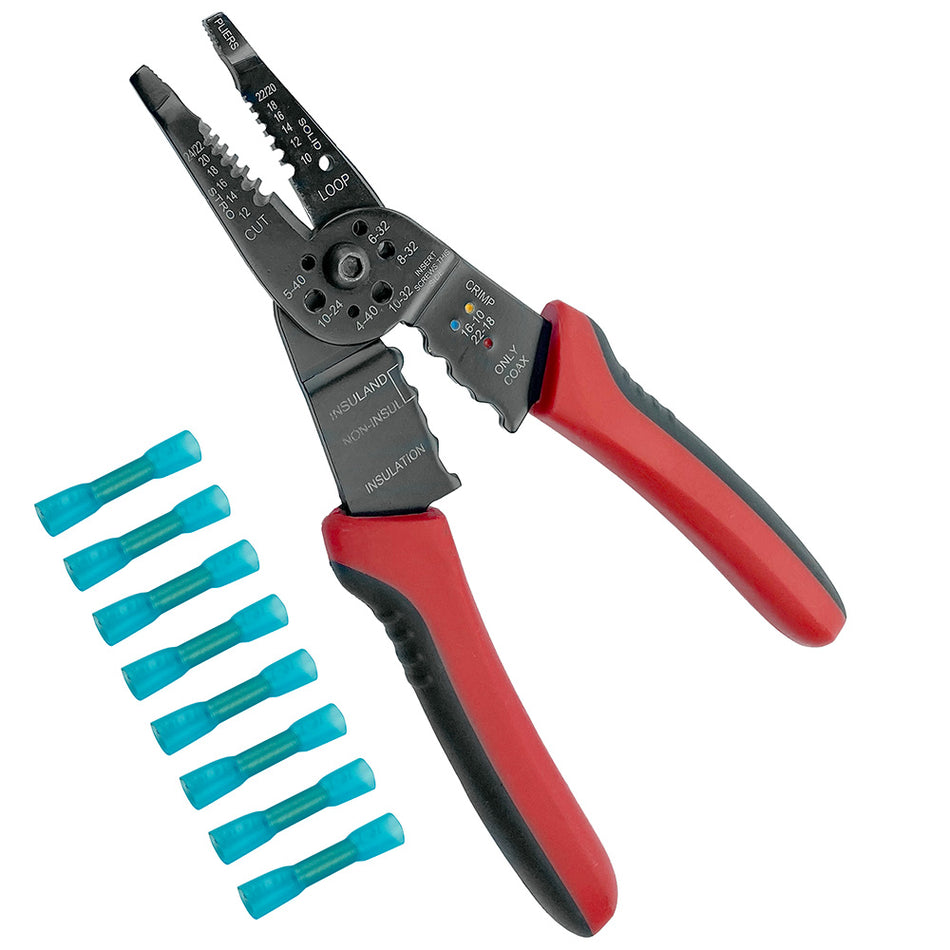 T-H Marine Heat Shrink Kit w/6-In-1 Wire Tool & Connectors BE-EL-31643-DP — Quality Boat Parts