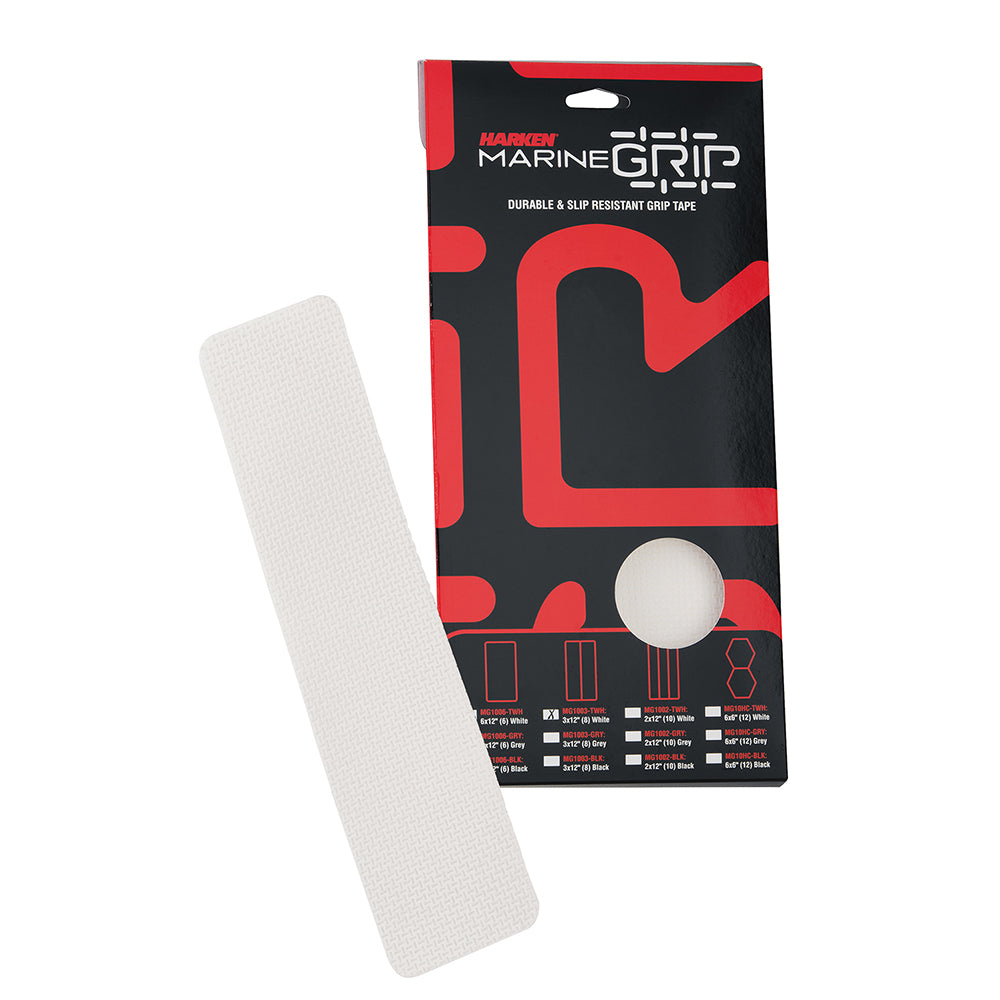 Harken Marine Grip Tape - 3 x 12" - Translucent White - 8 Pieces MG1003-TWH — Quality Boat Parts