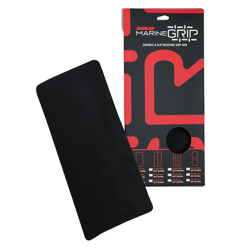 Harken Marine Grip Tape - 6 x 12" - Black - 6 Pieces MG1006-BLK — Quality Boat Parts