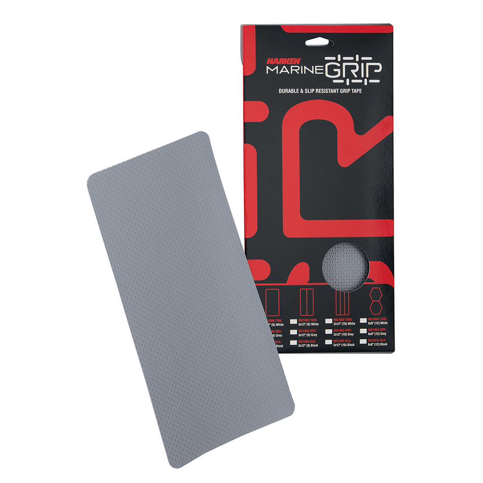 Harken Marine Grip Tape - 6 x 12" - Grey - 6 Pieces MG1006-GRY — Quality Boat Parts
