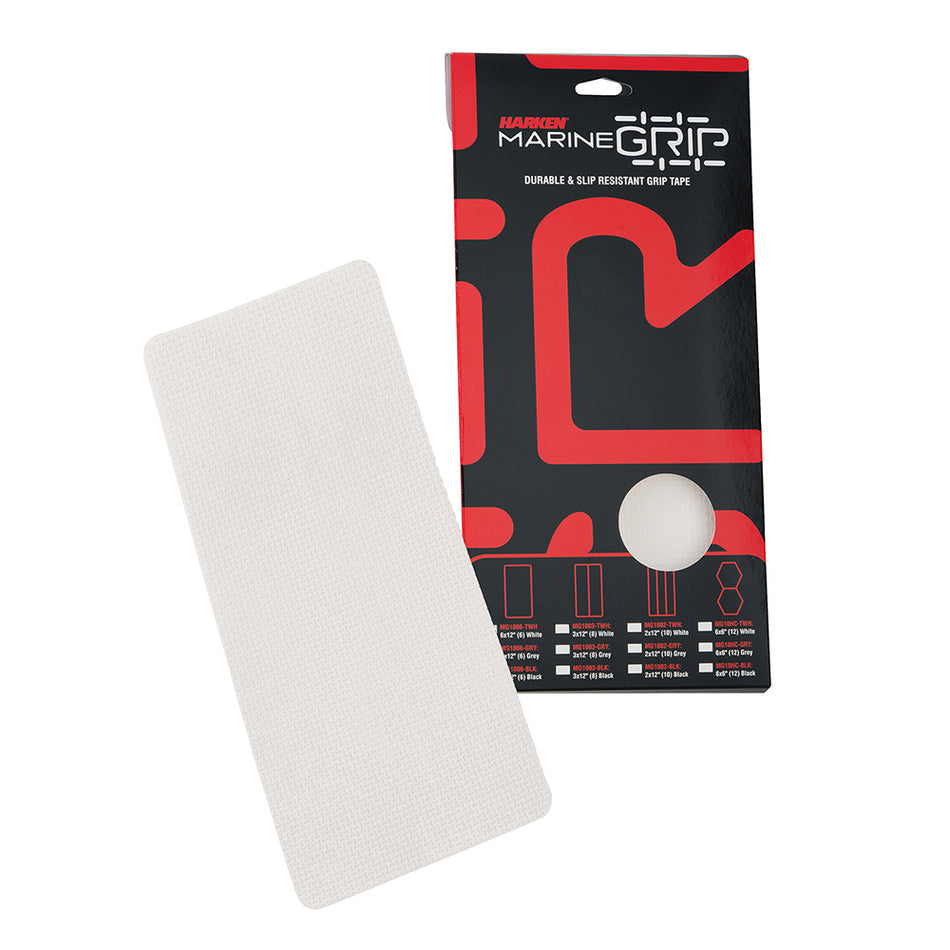 Harken Marine Grip Tape - 6 x 12" - Translucent White - 6 Pieces MG1006-TWH — Quality Boat Parts