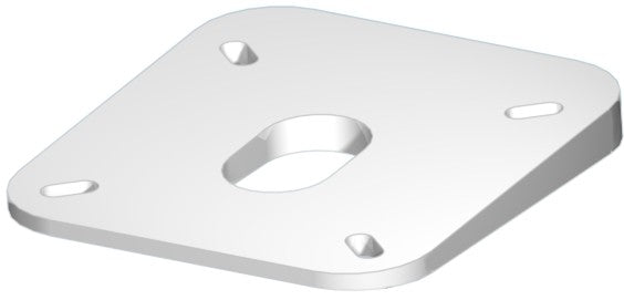 Seaview 4 Degree Wedge Mount Fit Most 15-18in 2KW Domes RW41 — Quality Boat Parts