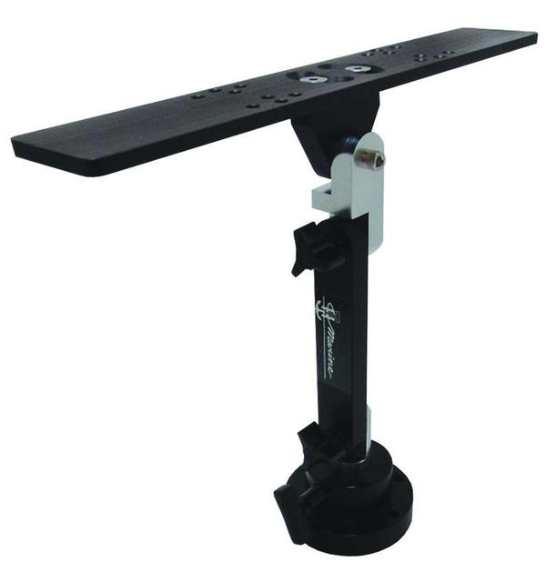 TH Marine Mini Kong Mount 12" Plate 5" Arm Shock Lock SKLK-LALT-DP — Quality Boat Parts