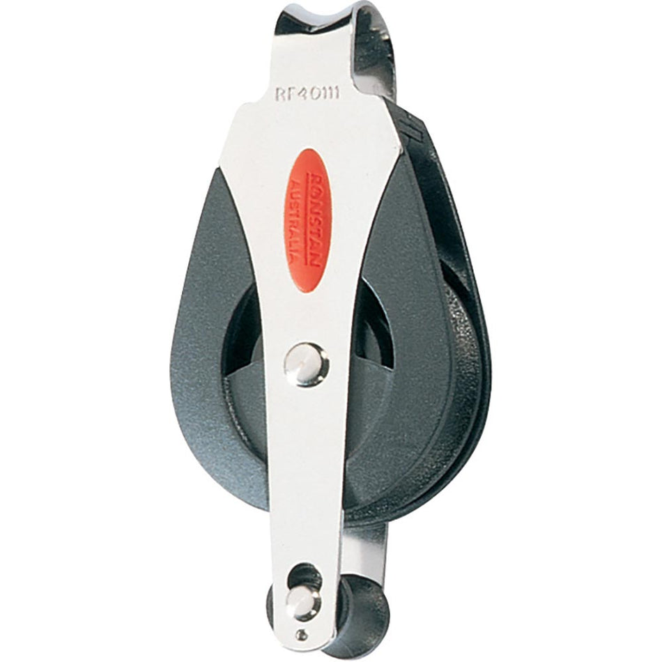 Ronstan Series 40 Ball Bearing Block - Single Loop Top - Becket RF40111 — Quality Boat Parts