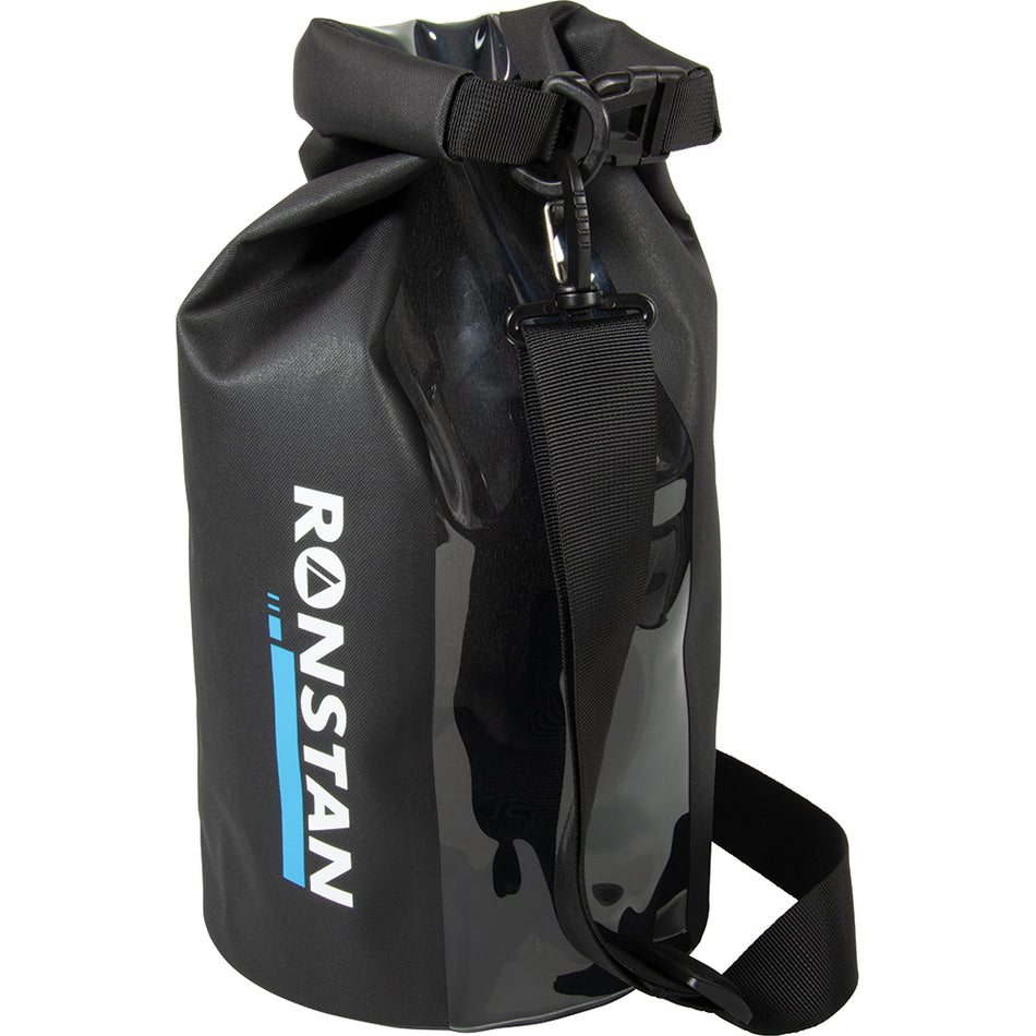 Ronstan Dry Roll Top - 10L Bag - Black w/ Window RF4012 — Quality Boat Parts