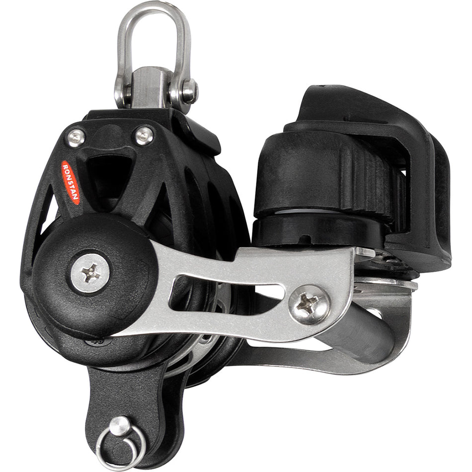 Ronstan Series 40 Orbit RT Triple Block w/Becket, Cleat & Swivel RF46330 — Quality Boat Parts