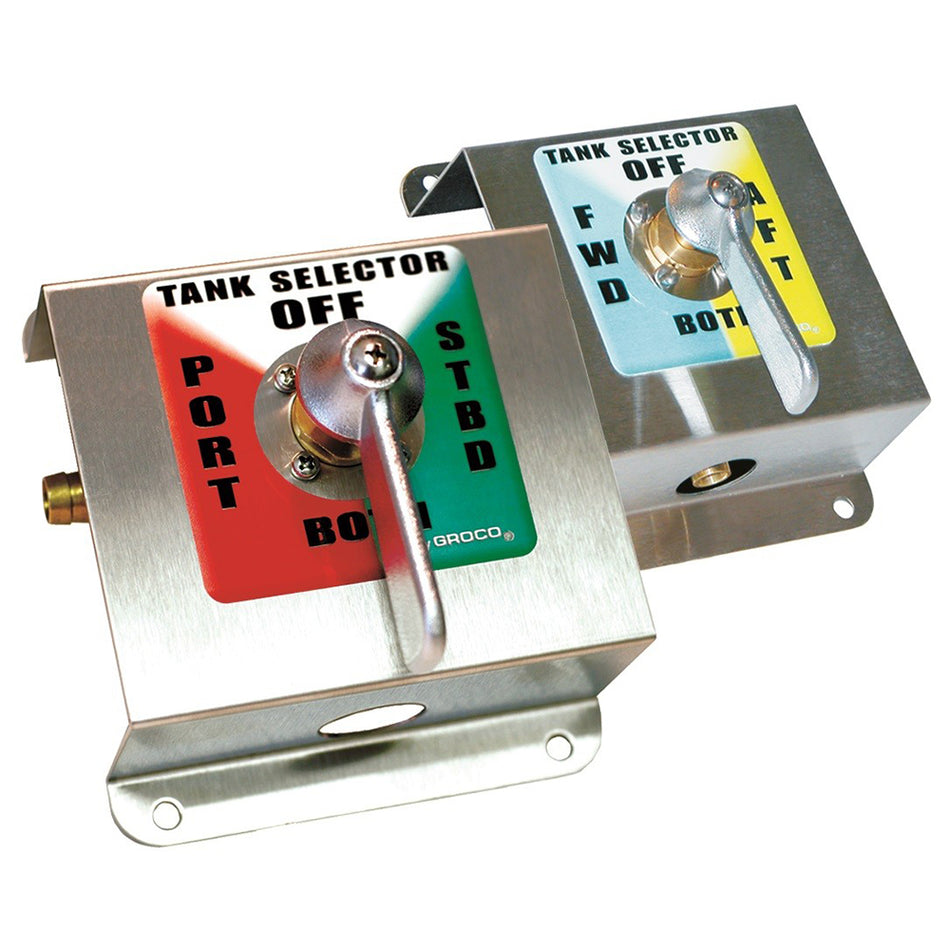 GROCO 1/2" 4-Way Tank Selector Kit TS-350-T — Quality Boat Parts