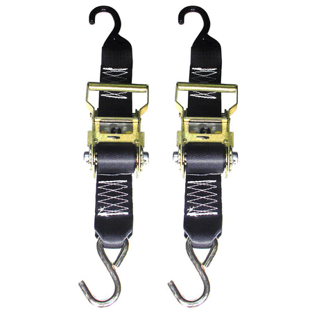 Rod Saver Heavy-Duty Ratchet Trailer Tie-Down - 2" x 3' - Pair R2TTD3 — Quality Boat Parts