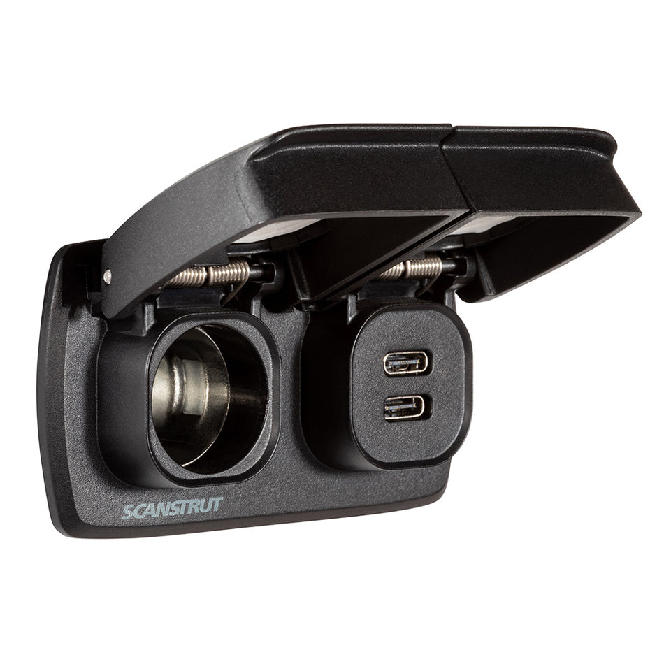 Scanstrut Flip Pro Multi - Dual USB-C & 12V Power Socket SC-MULTI-F1 — Quality Boat Parts
