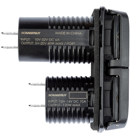 Scanstrut Flip Pro Multi - Dual USB-C & 12V Power Socket SC-MULTI-F1 — Quality Boat Parts