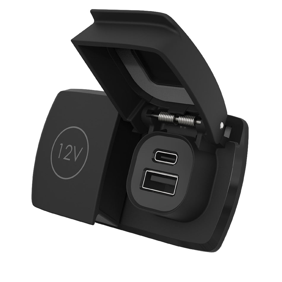 Scanstrut Flip Pro Duo - USB-A & USB-C w/12V Power Socket SC-MULTI-F2 — Quality Boat Parts