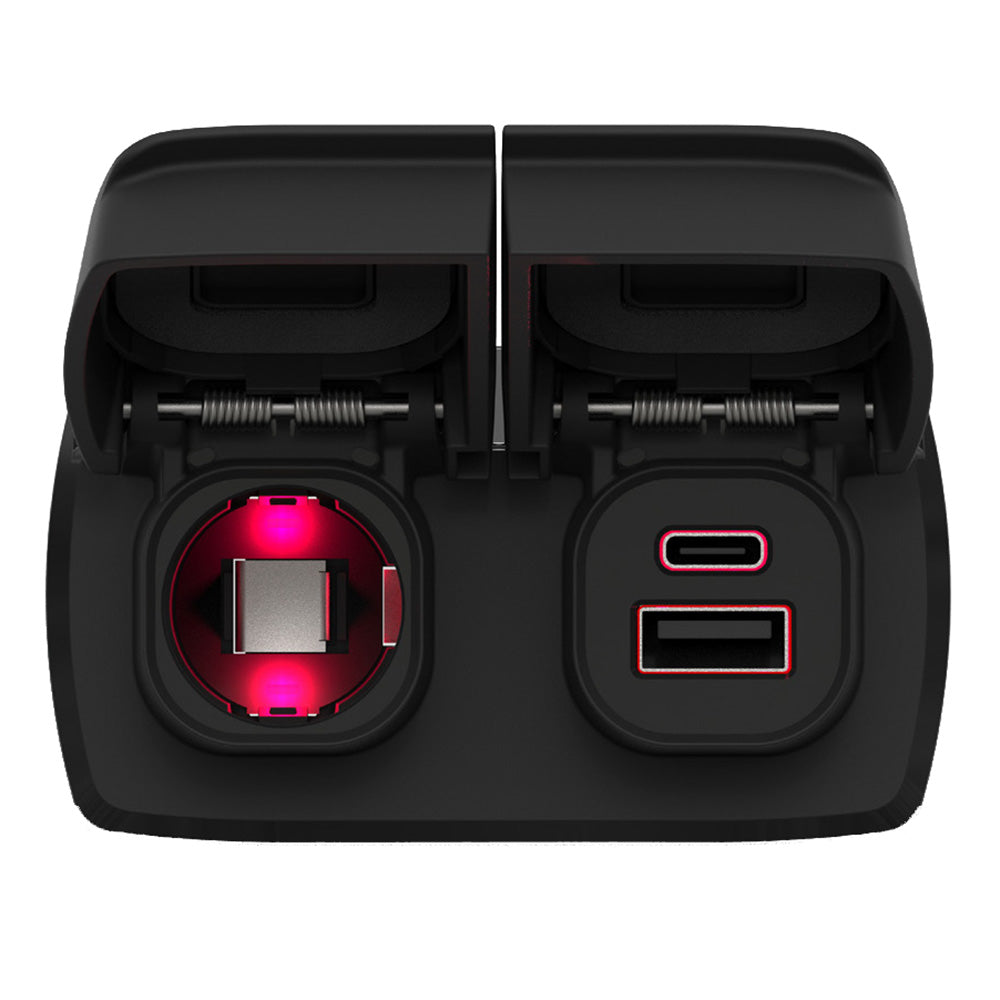 Scanstrut Flip Pro Duo - USB-A & USB-C w/12V Power Socket SC-MULTI-F2 — Quality Boat Parts