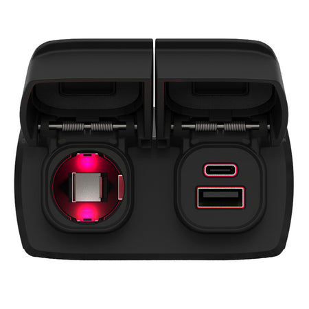Scanstrut Flip Pro Duo - USB-A & USB-C w/12V Power Socket SC-MULTI-F2 — Quality Boat Parts